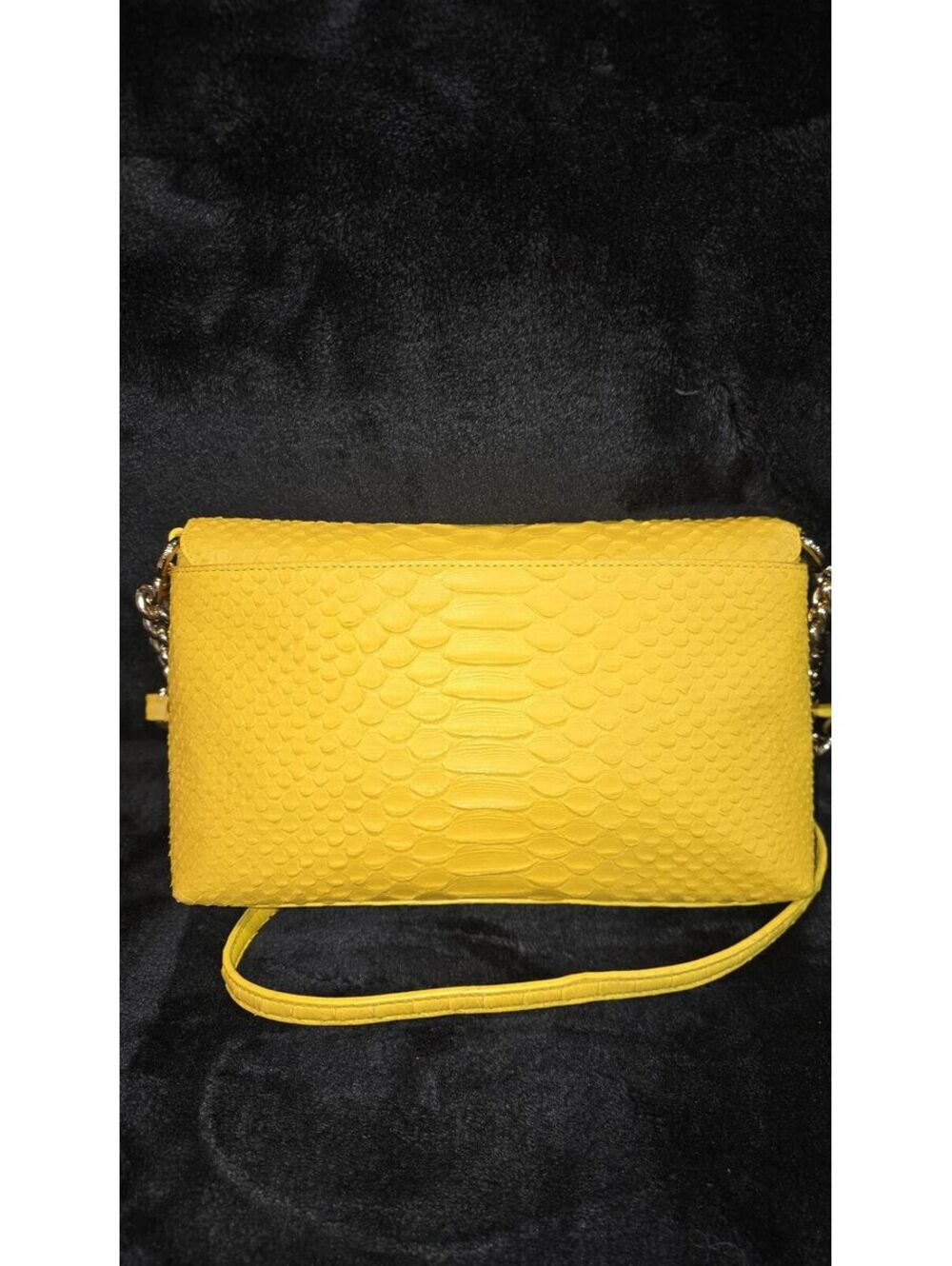 78. Coach 2015 Crosstown Crossbody In Embossed Python Leather - Picture 2 of 8